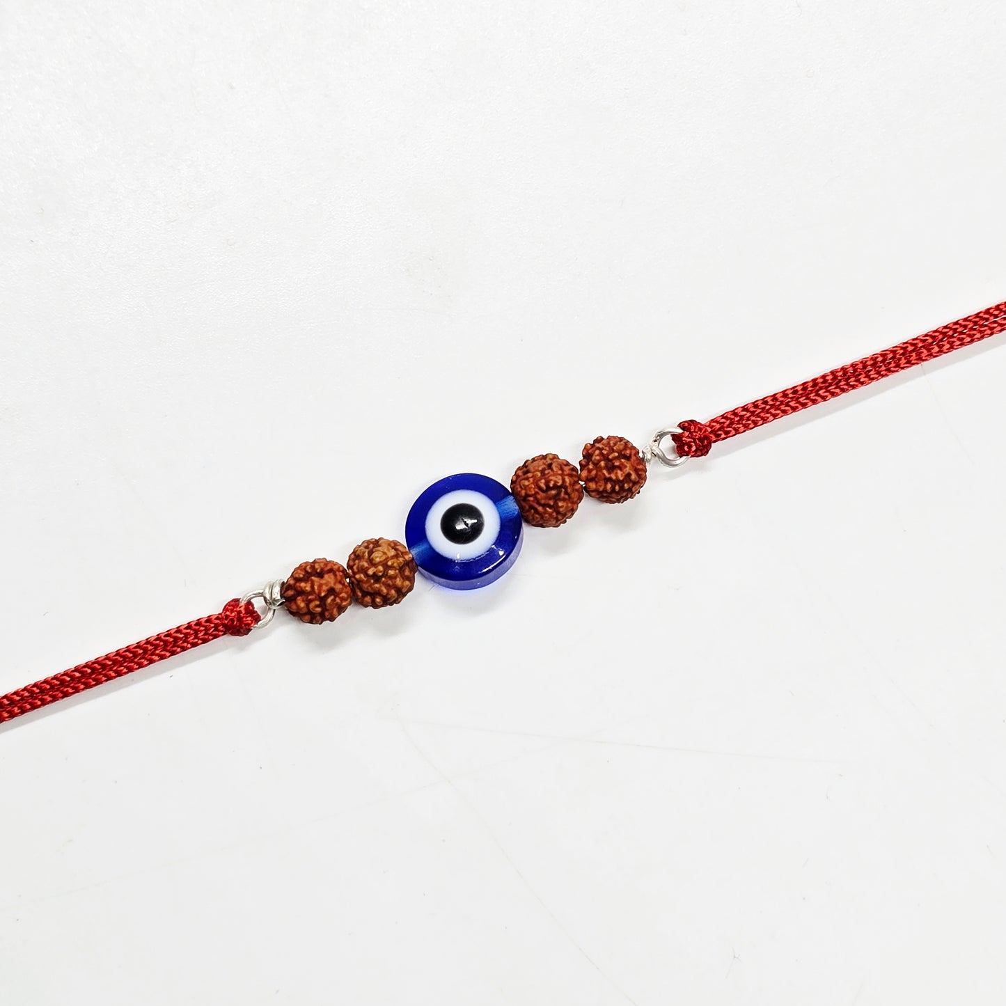 Evil Eye- Rudraksha- Rakhi with thread