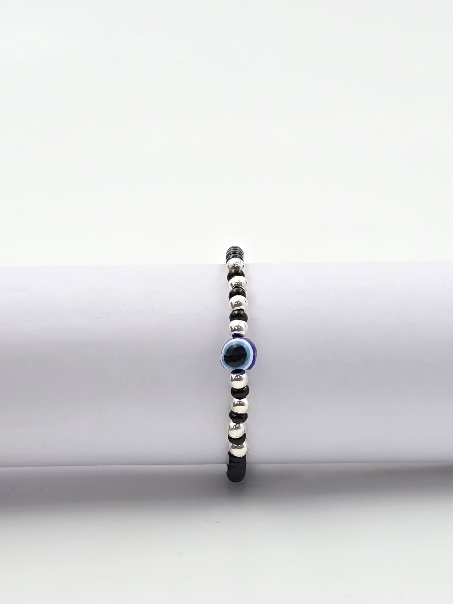 925 SILVER THREAD EVIL EYE BABY NAZARIYA