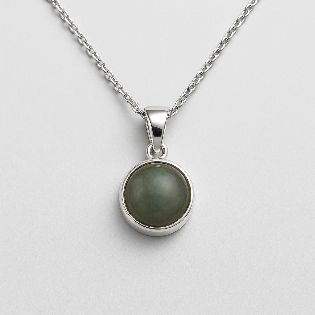 Gemstone Locket — Cat's Eye