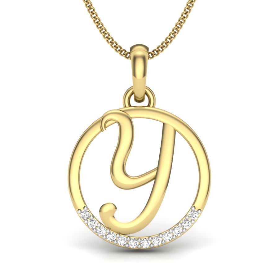 Y Alphabet Designer Pendant dp249