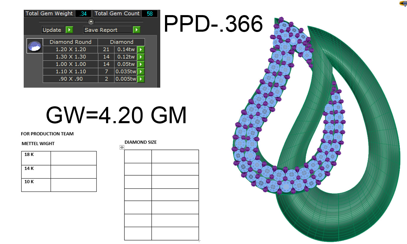 Designer Pendant dp450