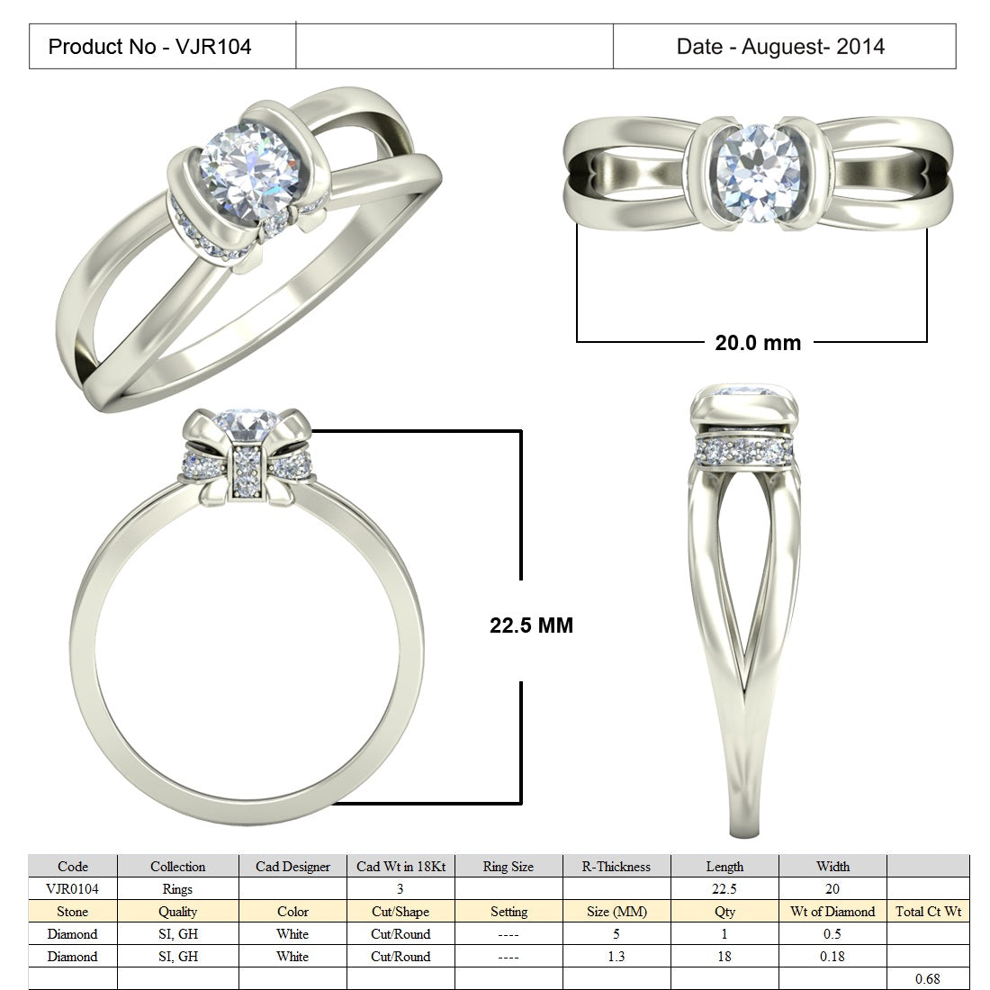 Solitaire Ring db869