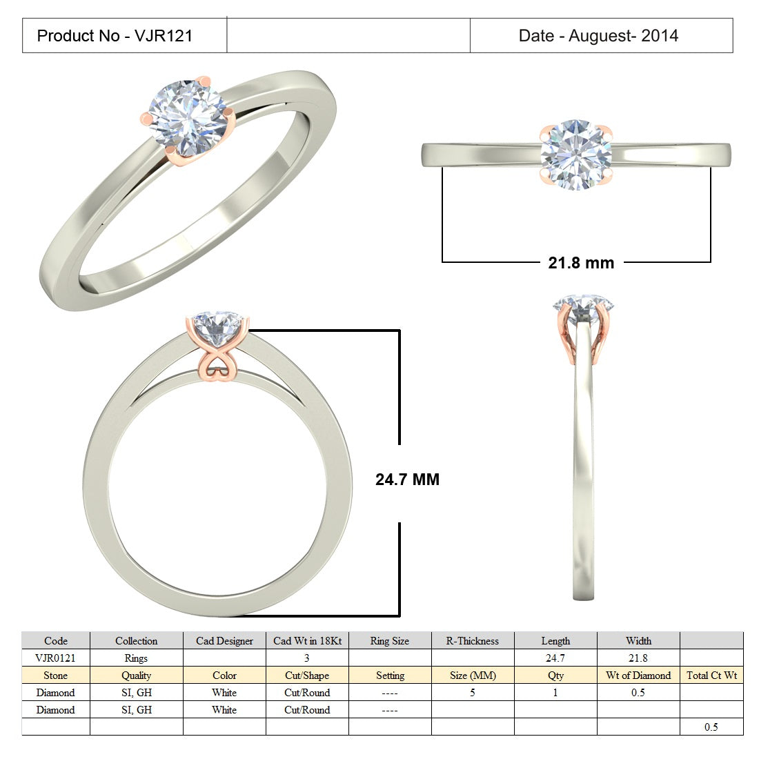 Solitaire Ring db885