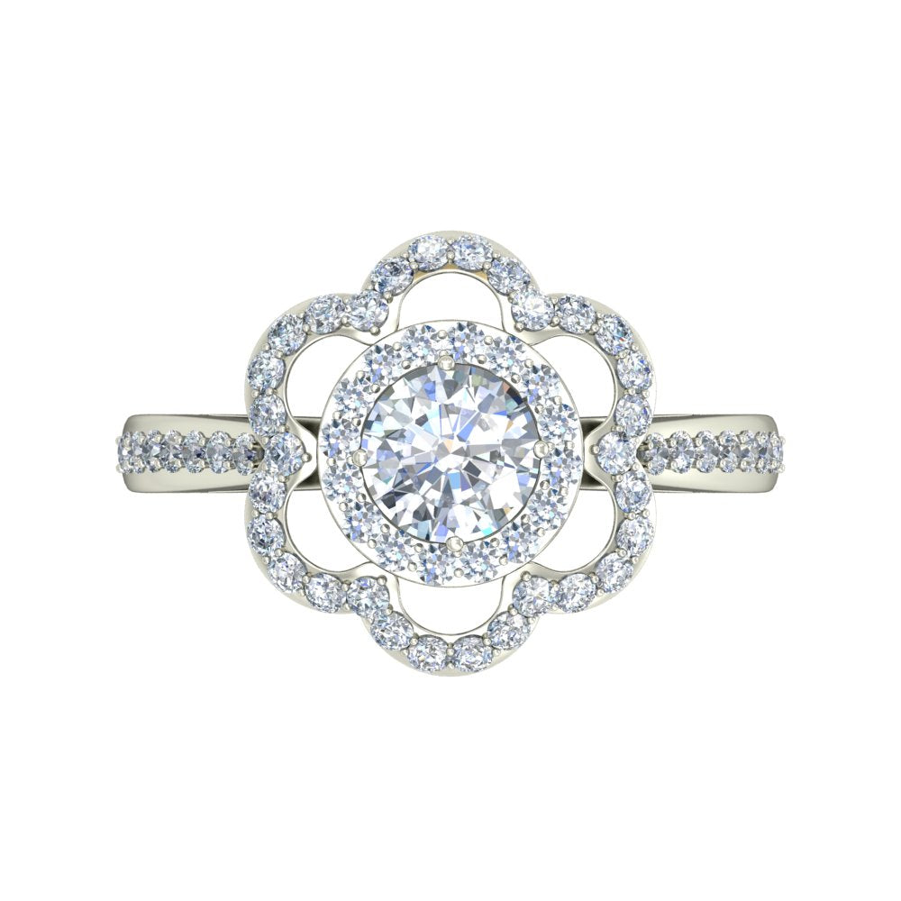 925 Silver Cocktail Ring for Women db1044