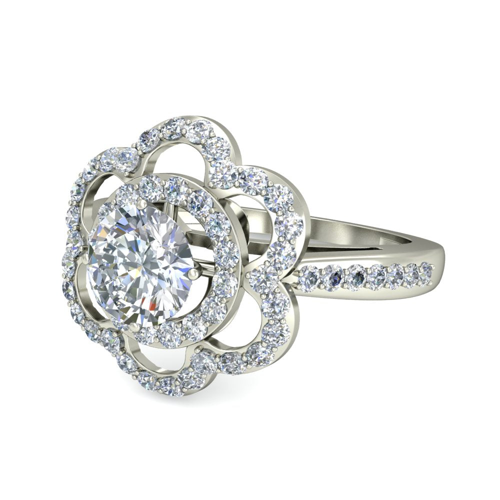 925 Silver Cocktail Ring for Women db1044