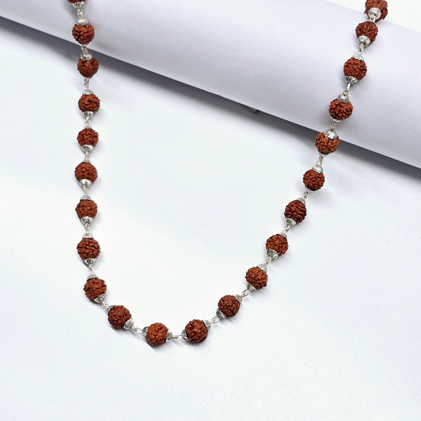 A pure 925 Silver Rudhraksha Mala