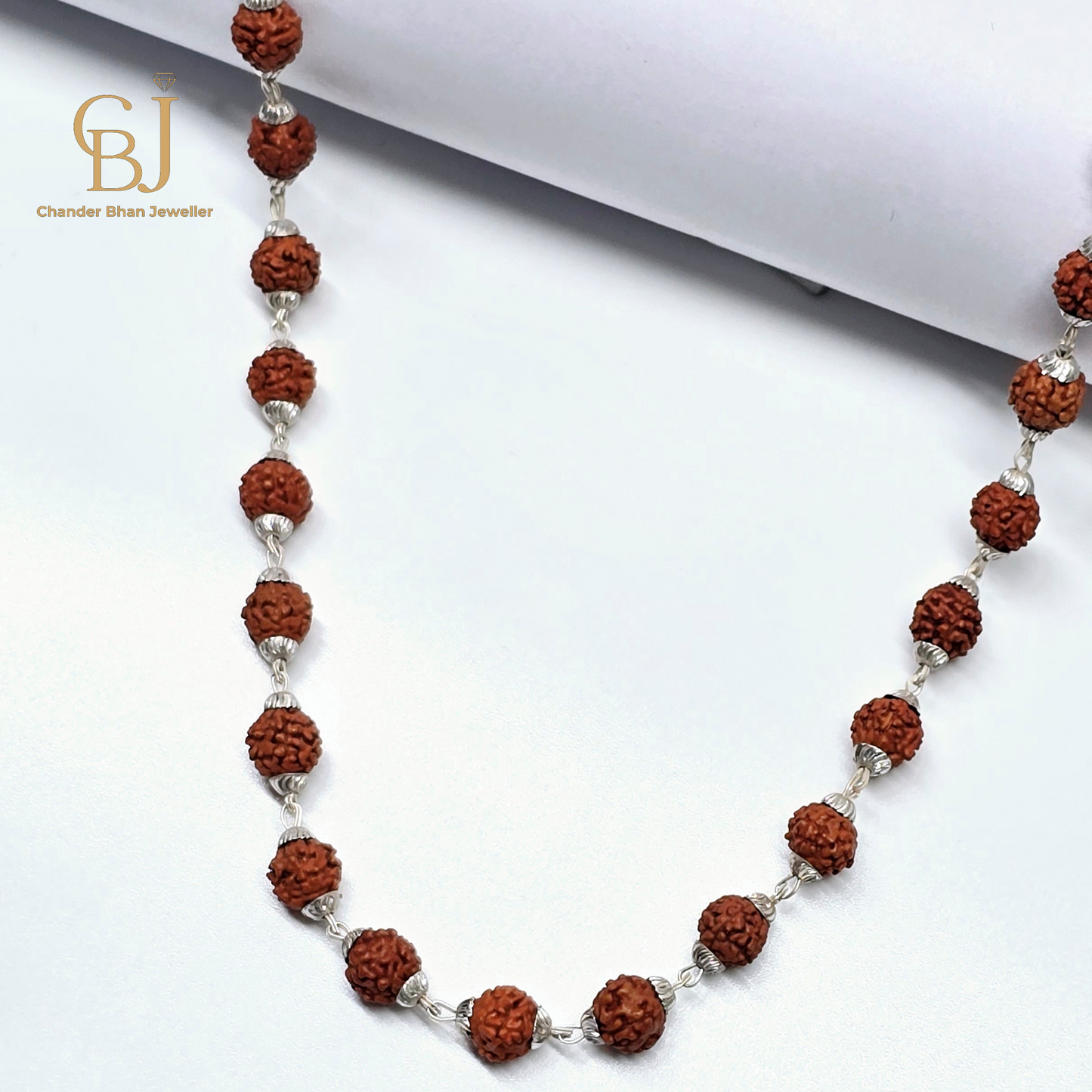 A pure 925 Silver Rudhraksha Mala