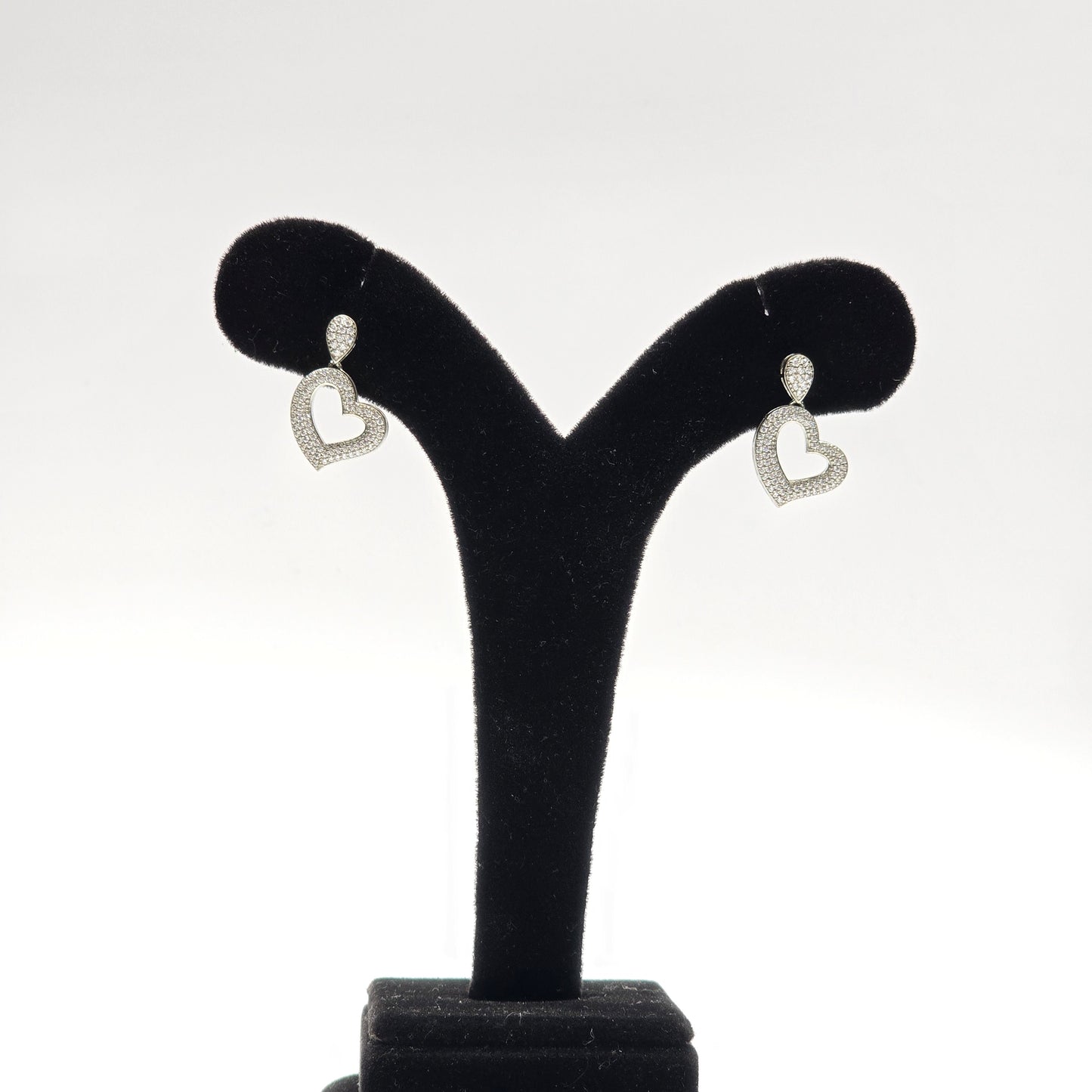 Heart Shape 925 Silver Earrings for women and teen sse001