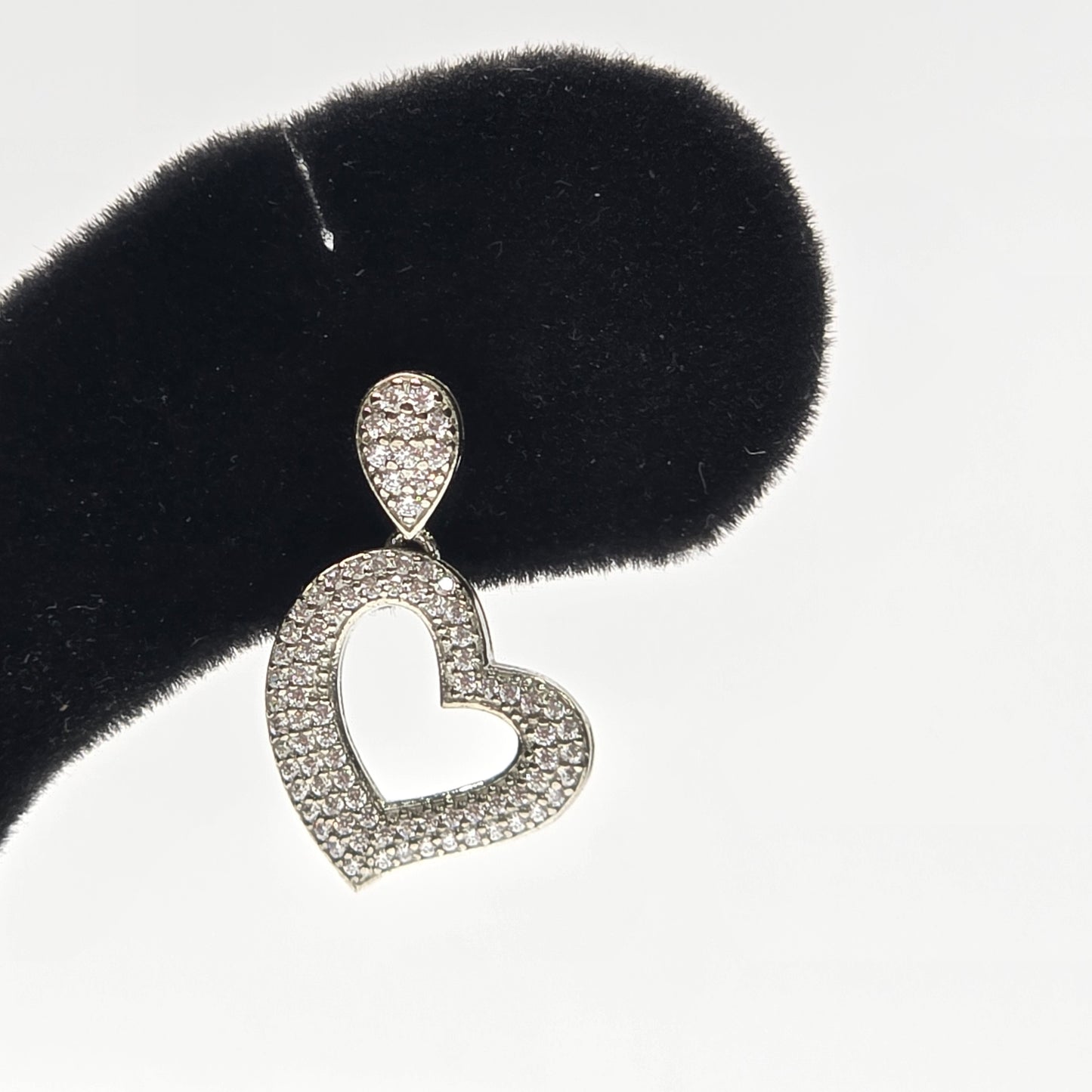 Heart Shape 925 Silver Earrings for women and teen sse001