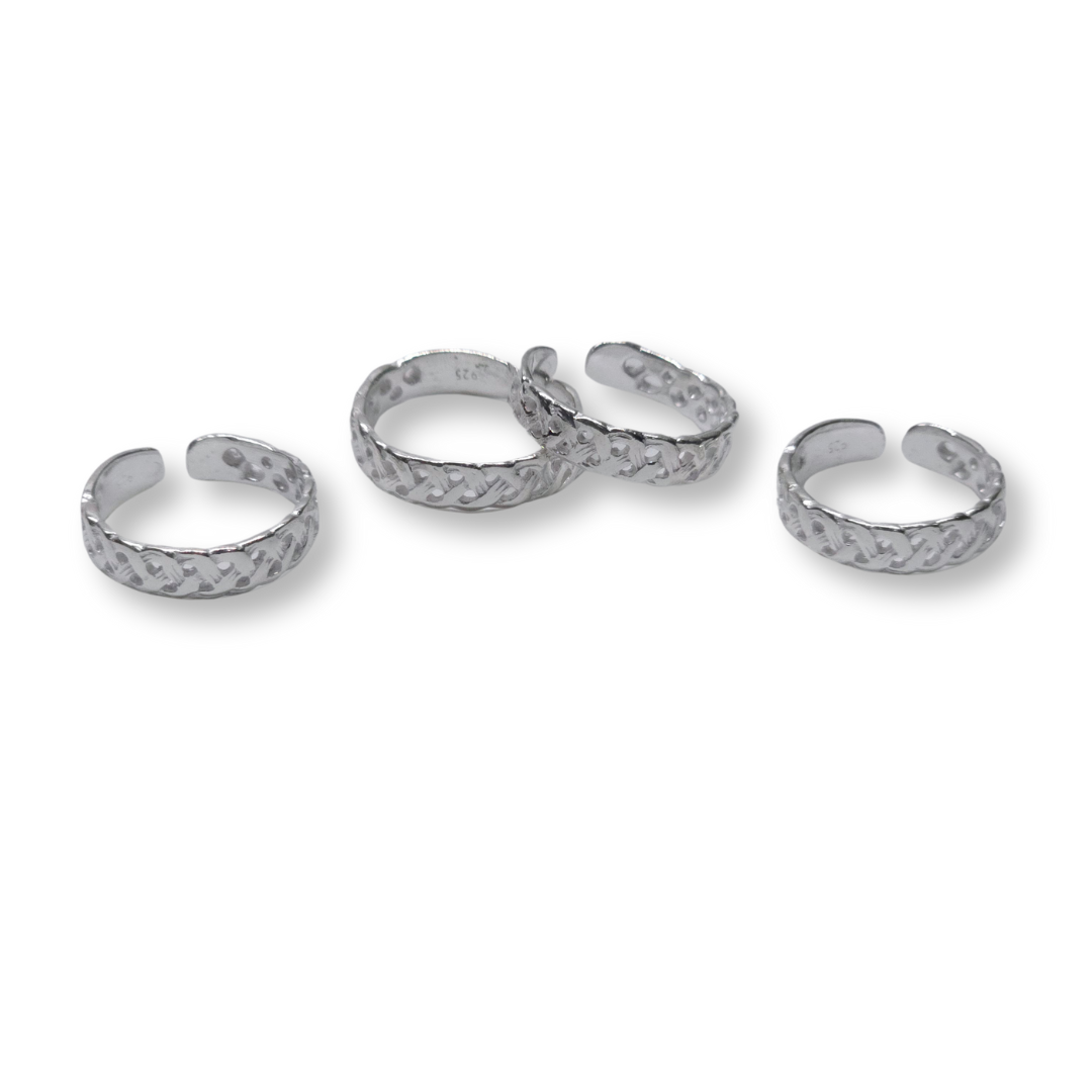 925 Silver Toe-ring bands