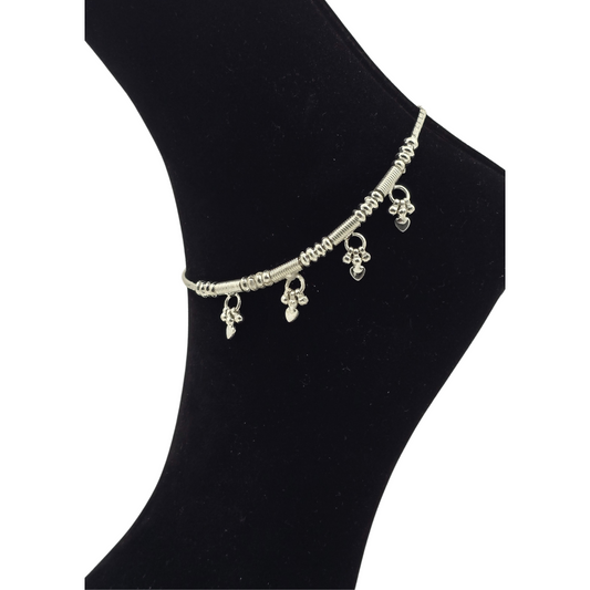 Handcrafted Silver Payal P5