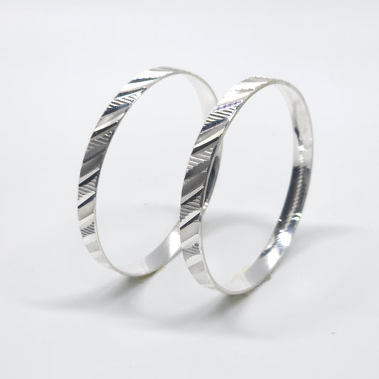 Pure 925 SIlver ladies Bangles lb1