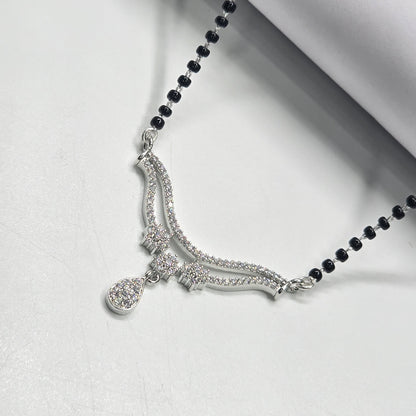 Pure 925 Silver Mangalsutra Chain