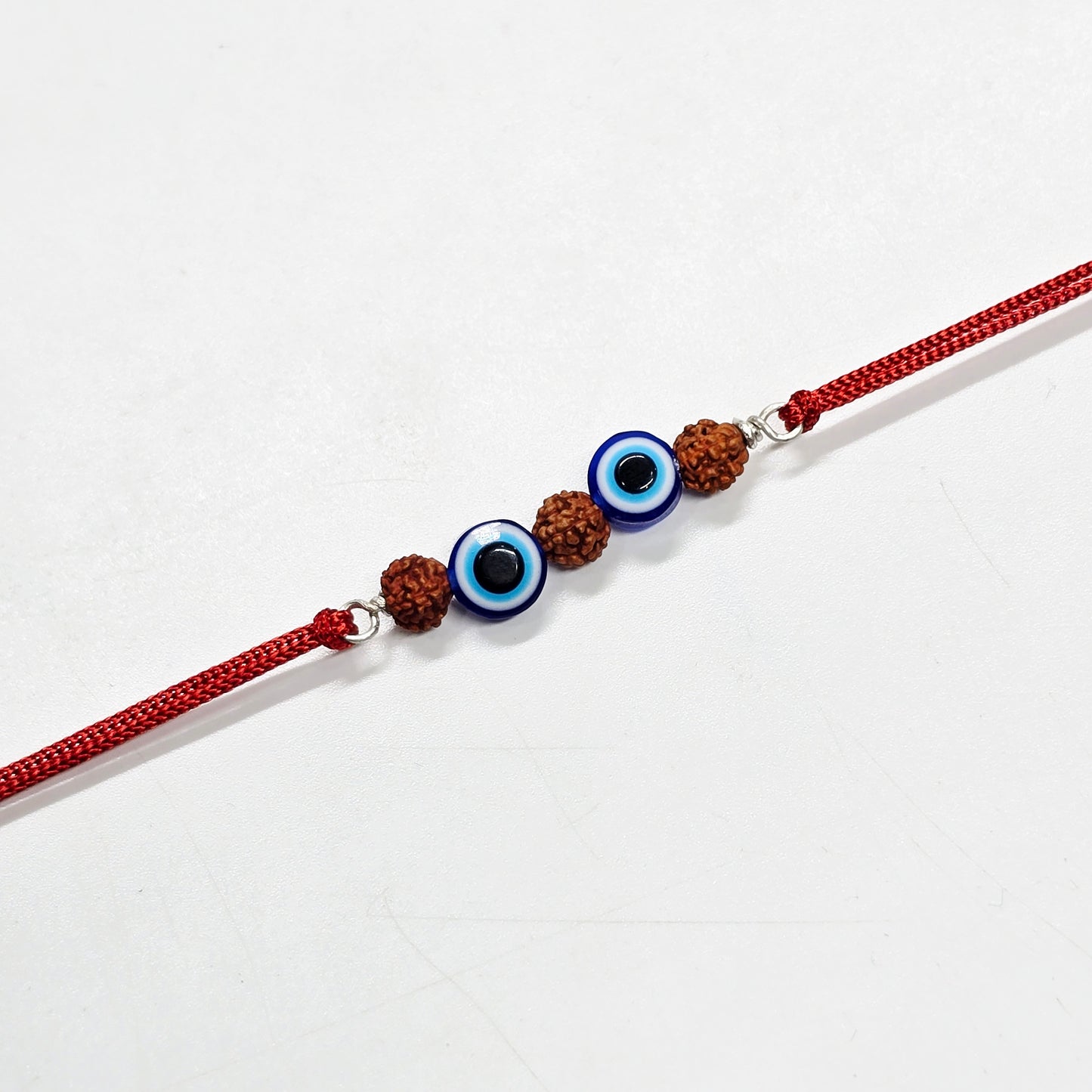 Evil Eye Rudraksha Special Rakhi with thread