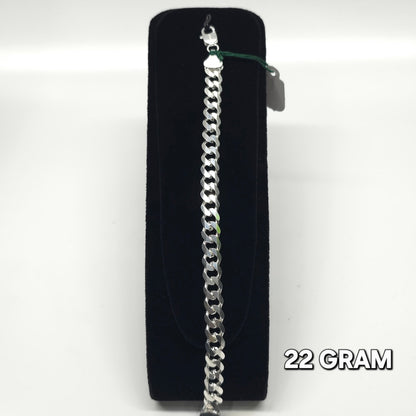 925 Silver Gent's Crub Bracelet 22 grm