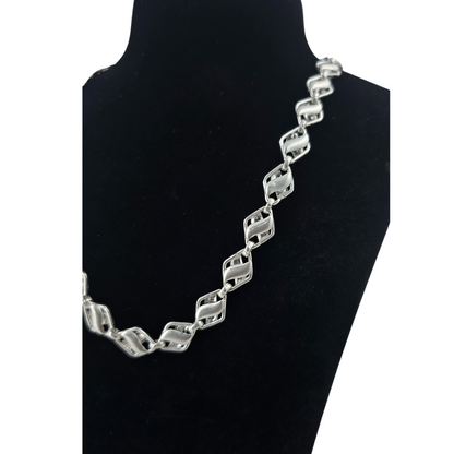 Pure 925 Silver floral Gents Chain wt35