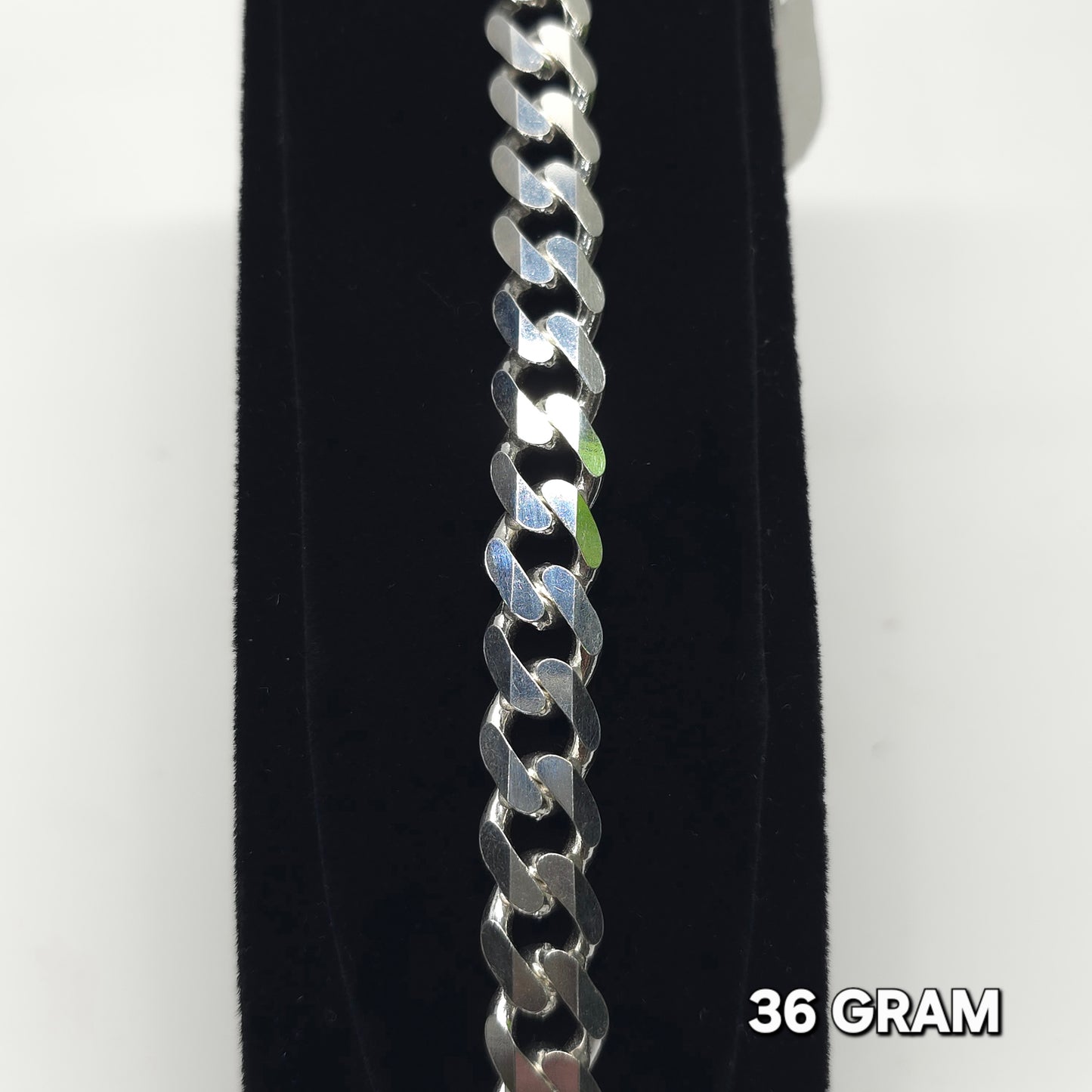 925 Silver Gent's Crub Bracelet 36 grm