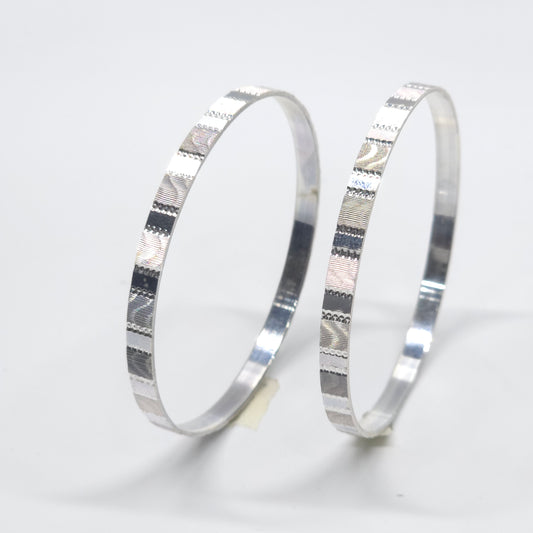 Pure 925 Silver Ladies Bangles lb5