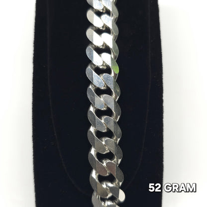 925 Silver Gents Crub Bracelet 52 gram