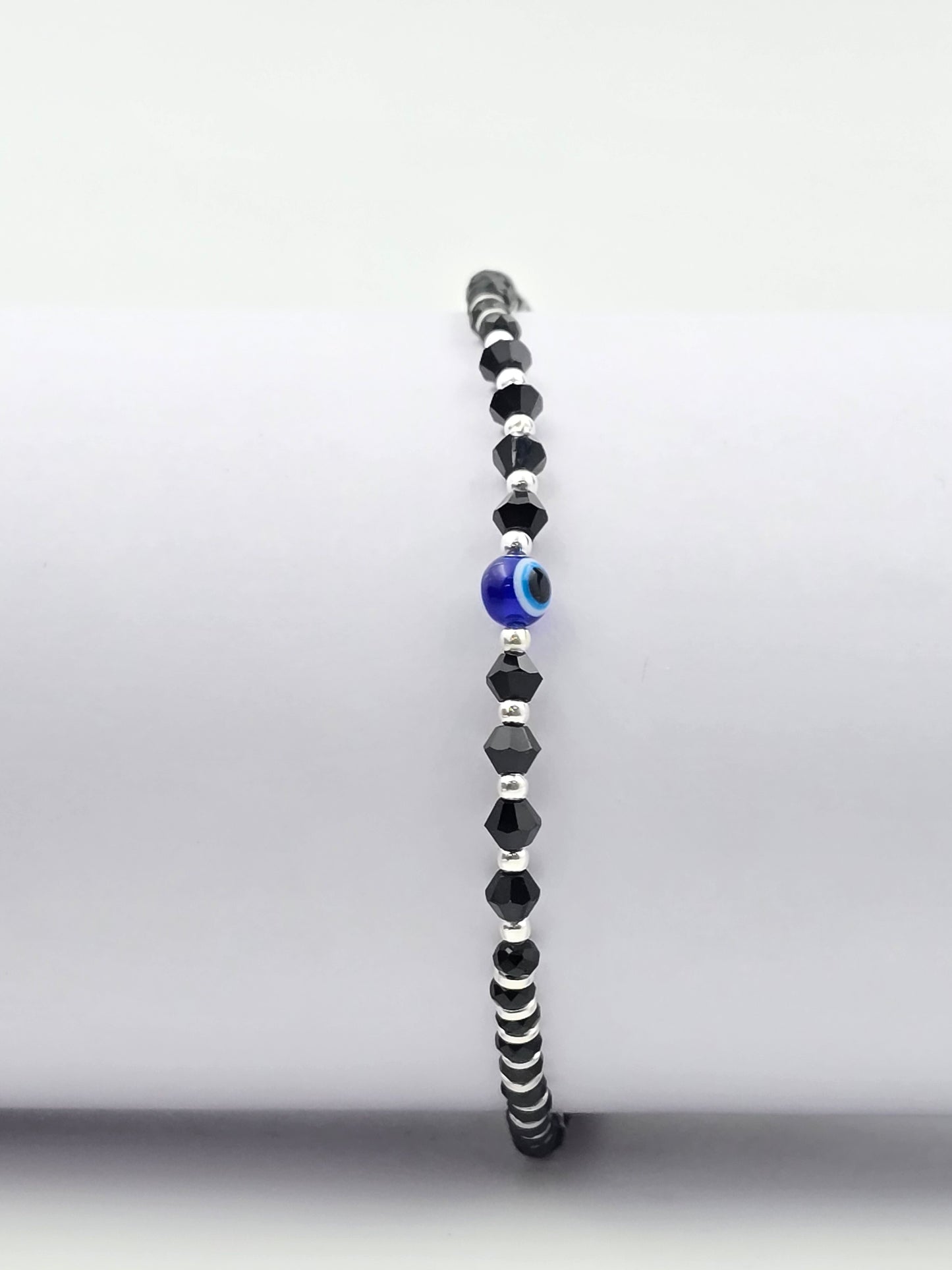 Pure 925 SIlver Evil Eye Anklet A5