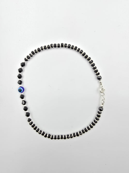 Pure 925 SIlver Evil Eye Anklet A5