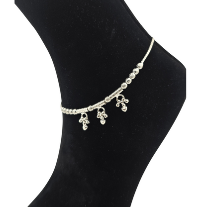 Handcrafted Silver Payal P3
