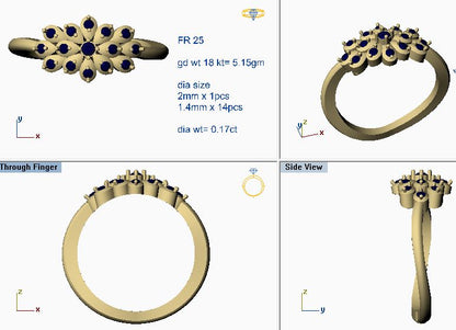 Premium Designer Ring db558