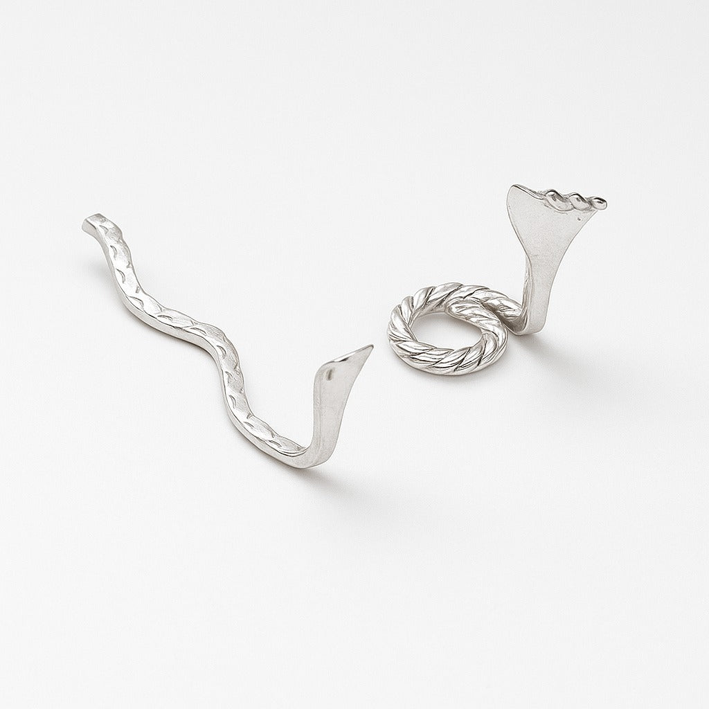 Handmade Silver Nag-Nagin Combo
