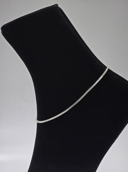 Handmade Light weight Square Silver Payal or women & teen