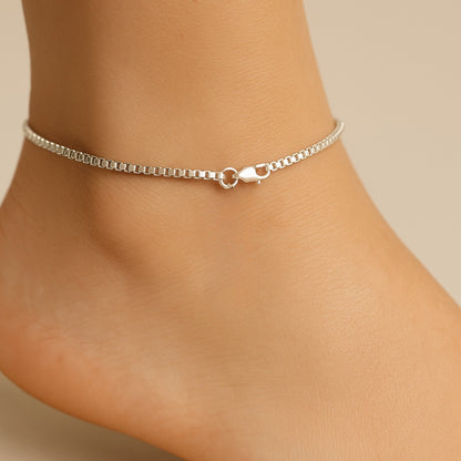 Handmade Light Weight Box Silver Payal for teen & women