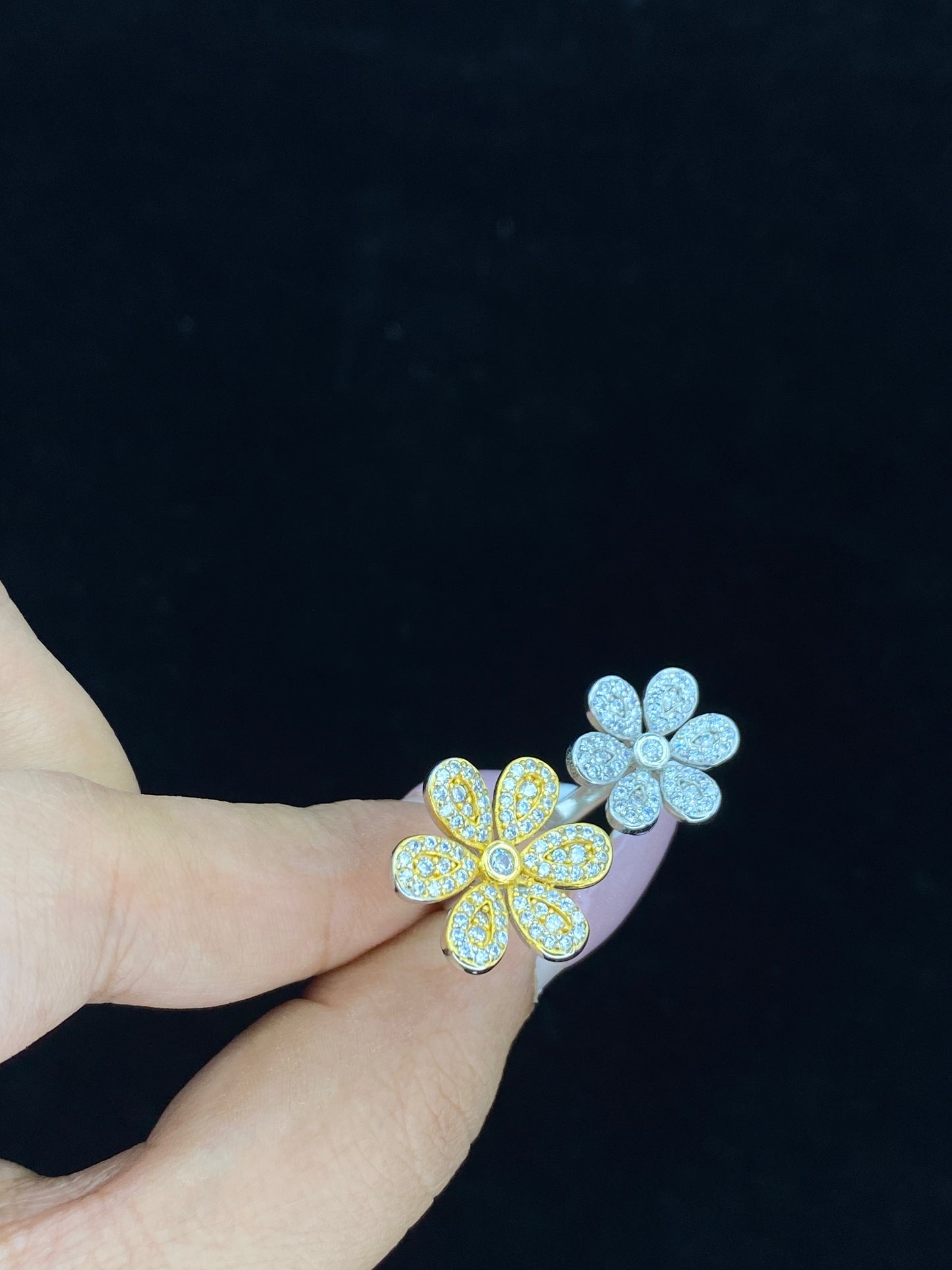 Twin Star Ring