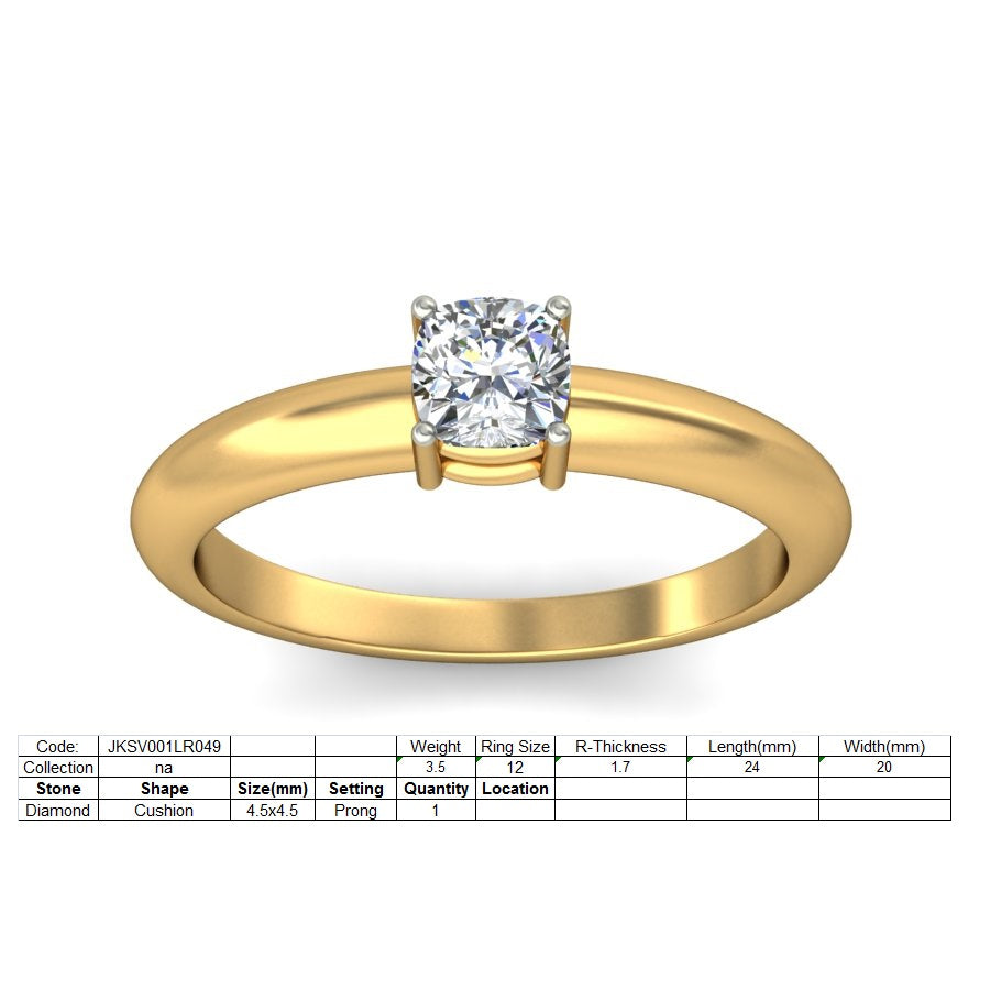 Solitaire aring db575