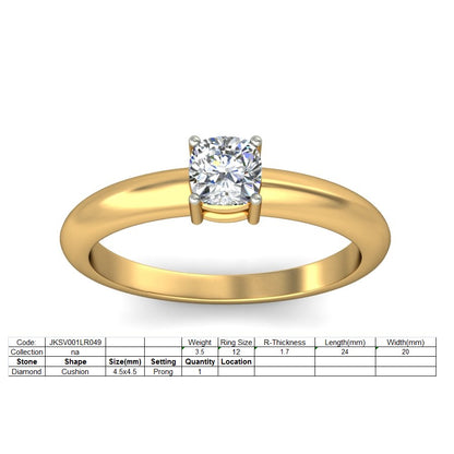 Solitaire aring db575
