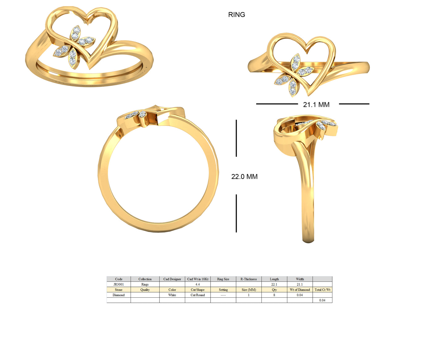 Premium Designer RIng db582