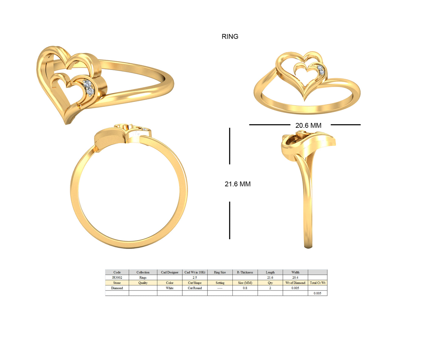Premium Designer RIng db583