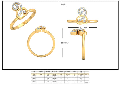 Premium Designer RIng db589