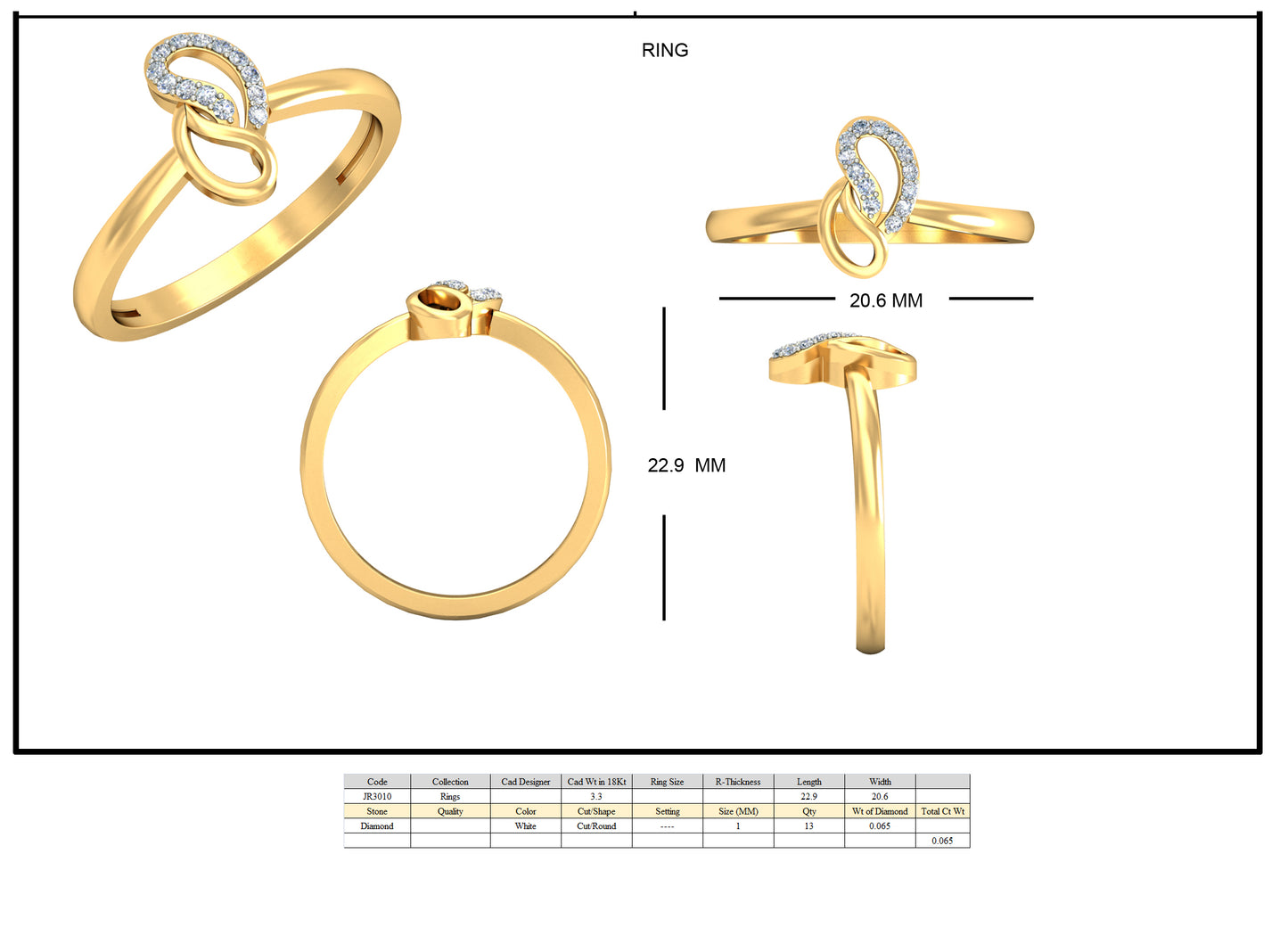 Premium Designer Ring db590