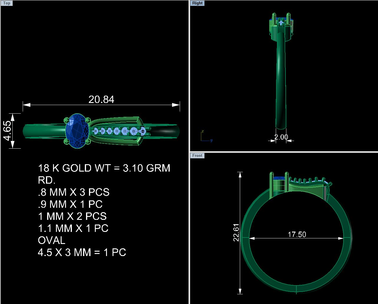 Premium Designer Ring db603