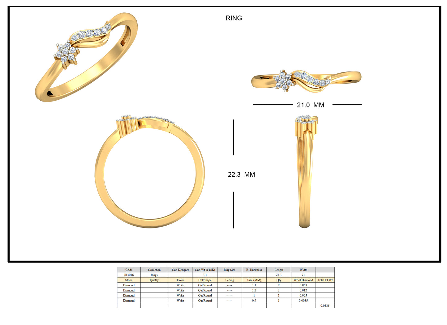 Premium Designer Ring db607