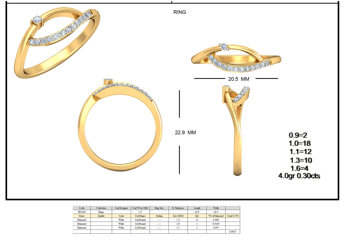 Premium Designer Ring db611