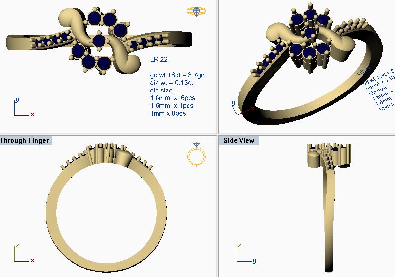Premium Designer Ring db594