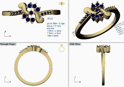 Premium Designer Ring db594