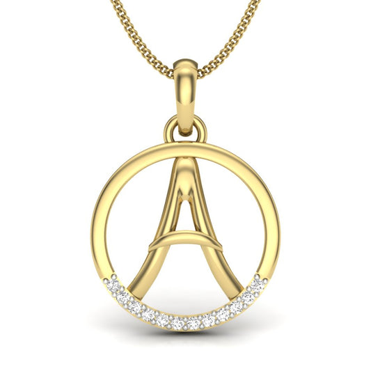 A alphabet shape designer pendant dp343