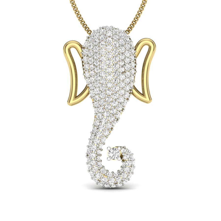 Gandesha shape designer pendant dp322