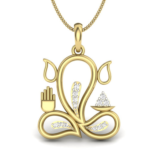 Ganesha Designer pendant dp302
