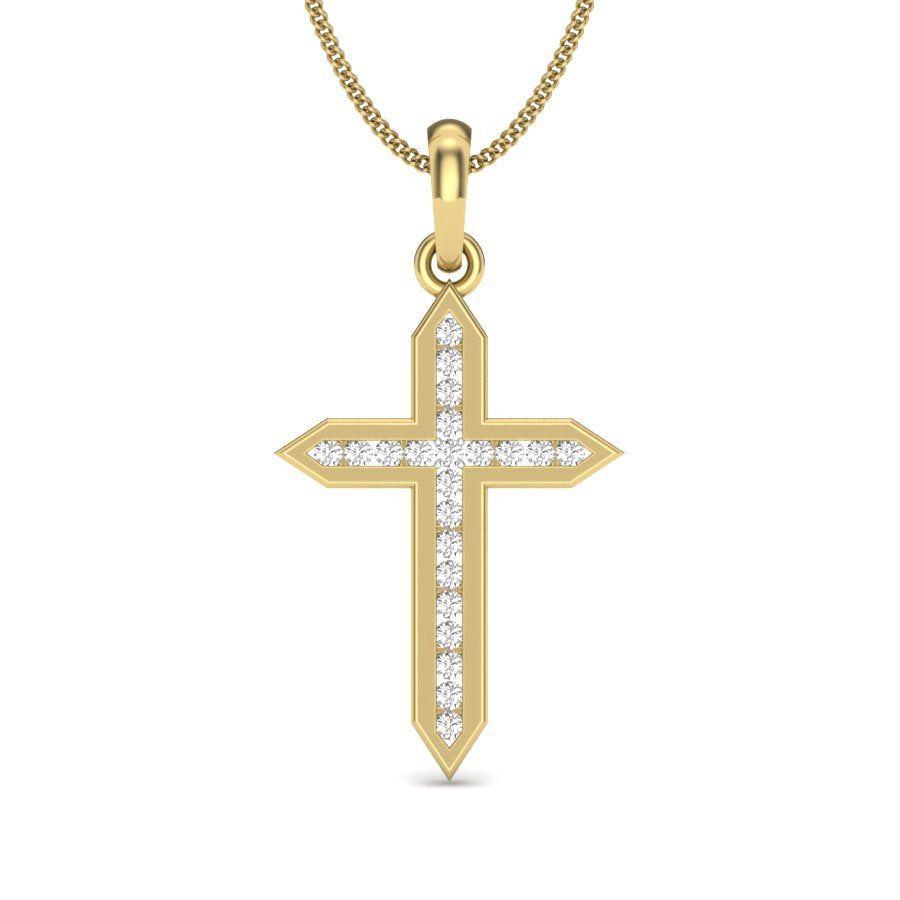 Cross symbol designer pendant dp286