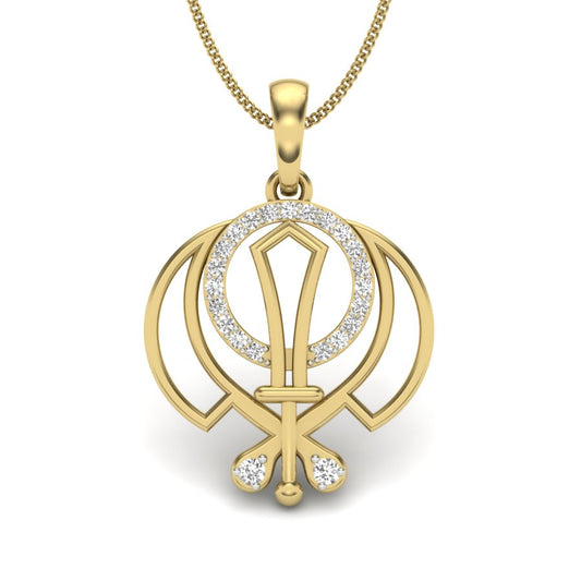 Whayeguru ji Symbol designer pendant dp290