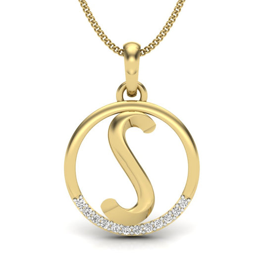 S alphabet pendant dp250
