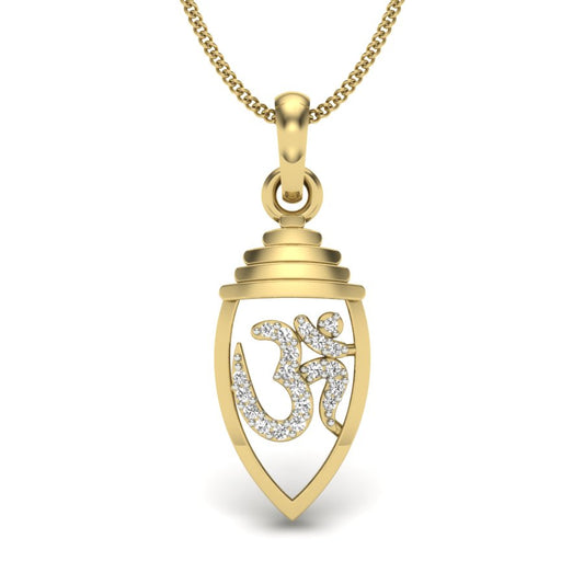OM shape design pendant dp240