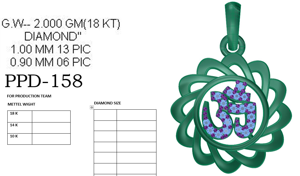 OM design pendant dp223